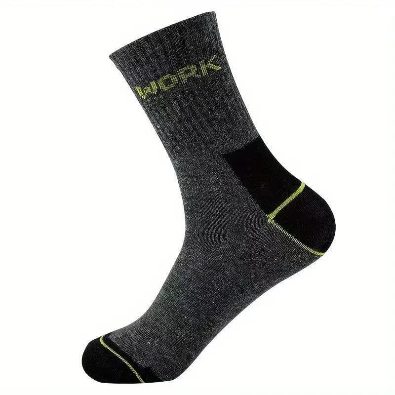 6/12 paires de chaussettes à Tube moyen anti-odeur pour hommes d'affaires de haute qualité absorbant la sueur respirant toutes saisons chaussettes de sport et de loisirs – photo 5