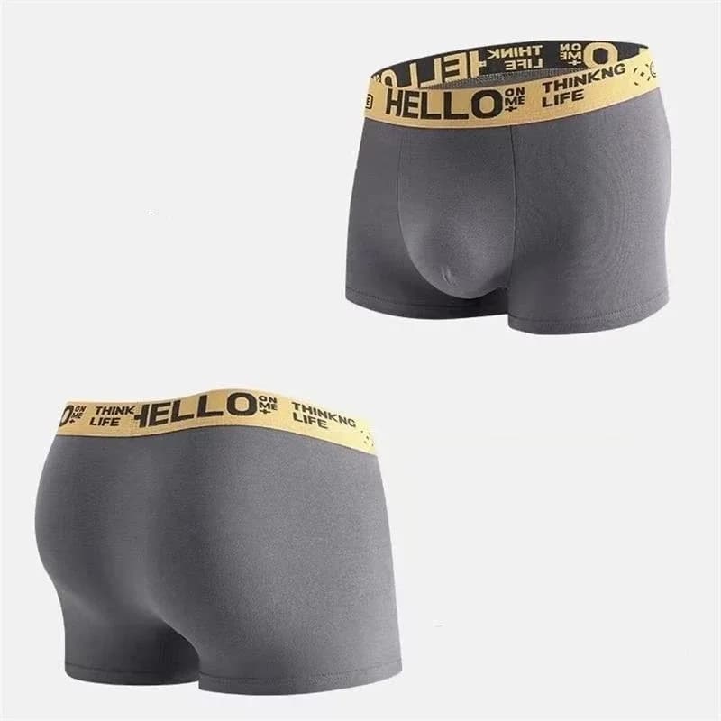 Boxer et slip pour hommes, sous-vêtements à la mode, haute élasticité, respirant, doux, confortable, 10 pièces – photo 6