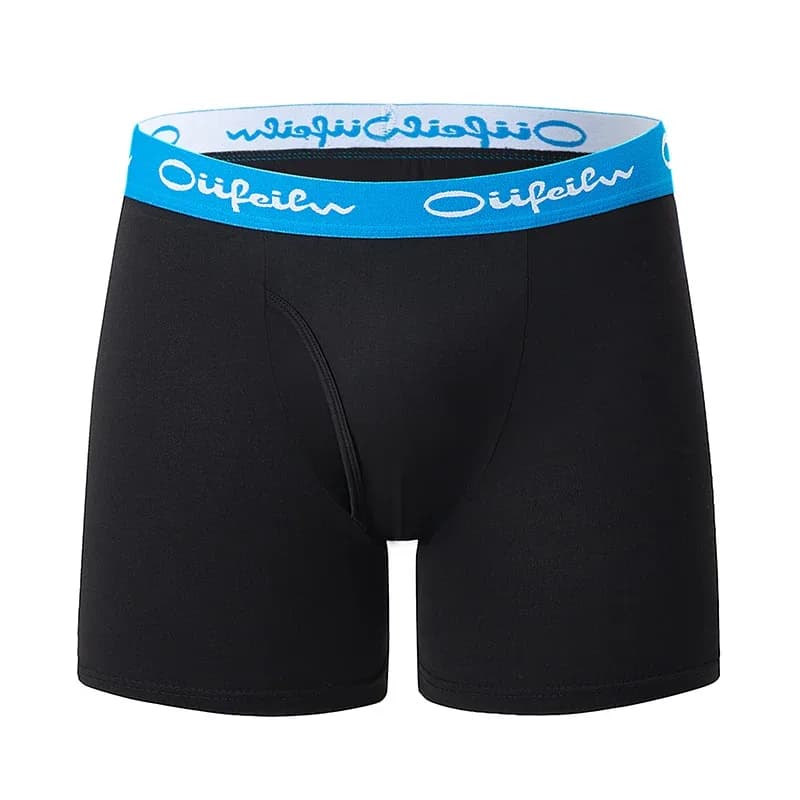 5/10 Pack multi-tailles adolescents à adultes hommes Boyshort loisirs sport Joker taille élastique longue sous-vêtements masculins peuvent être Parent-ch – photo 2