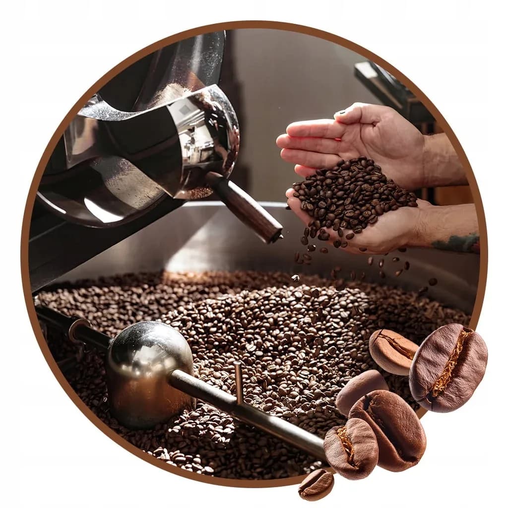 1 kg de café en grains entiers AROMATISÉ À LA NOIX DE COCO 100% ARABICA Torréfié fraîchement + CADEAU GRATUIT – photo 5