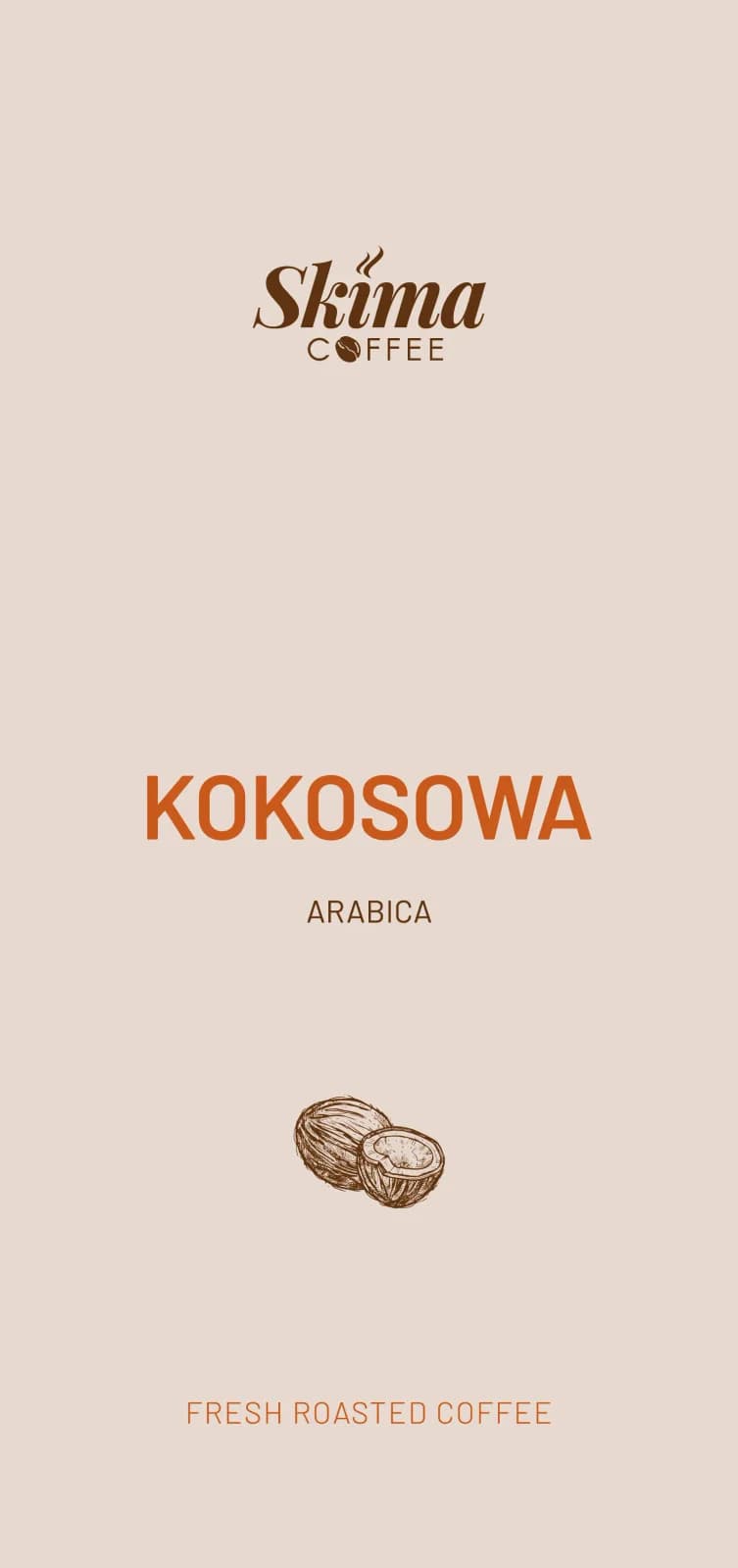 1 kg de café en grains entiers AROMATISÉ À LA NOIX DE COCO 100% ARABICA Torréfié fraîchement + CADEAU GRATUIT – photo 2