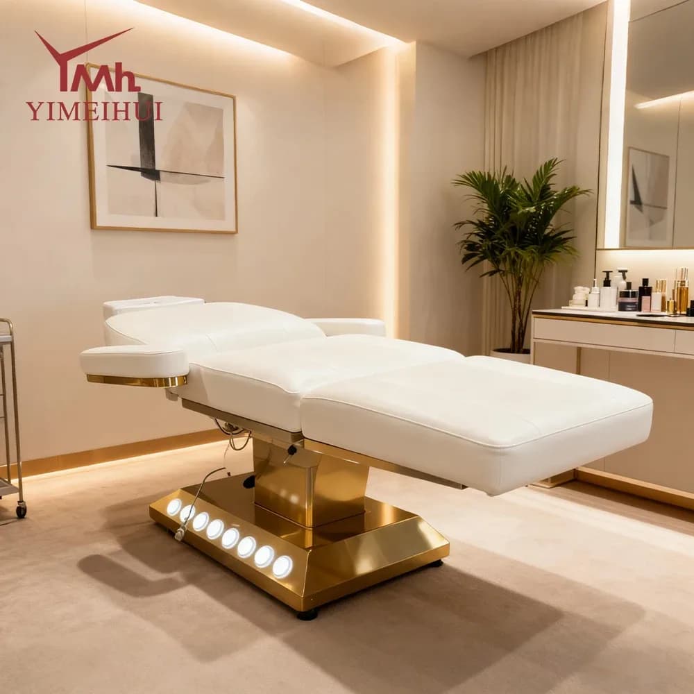 Nouveau Lit de Massage Électrique pour Soins du Visage et des Cils, Idéal pour Salons de Beauté et Spas (Camillas de Masajes) – photo 4