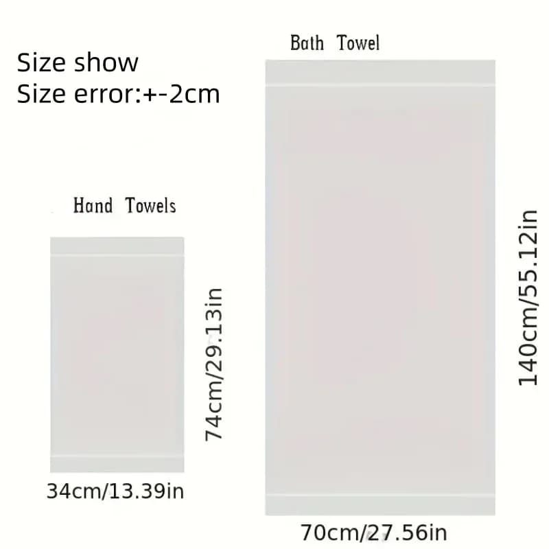 Serviettes de bain en coton noir, couverture 34x74cm/70x140cm, serviette de bain brodée de qualité hôtelière pour adultes, cadeau de noël, 1/5/10 pièces – photo 6