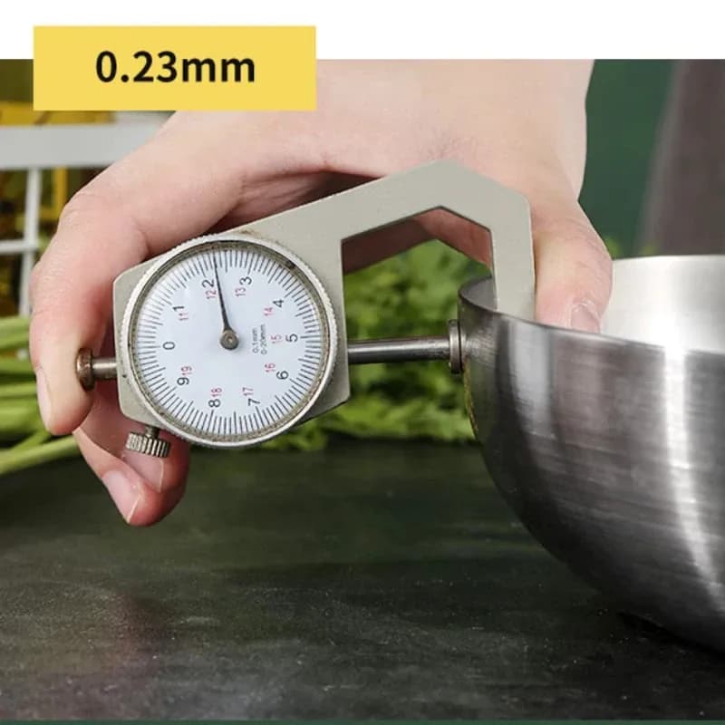 Poêle à frire antiadhésive en acier inoxydable 304, marmite à Steak frit, ustensiles de cuisine non revêtus pour cuisinière à gaz et cuisinière à Induction – photo 5