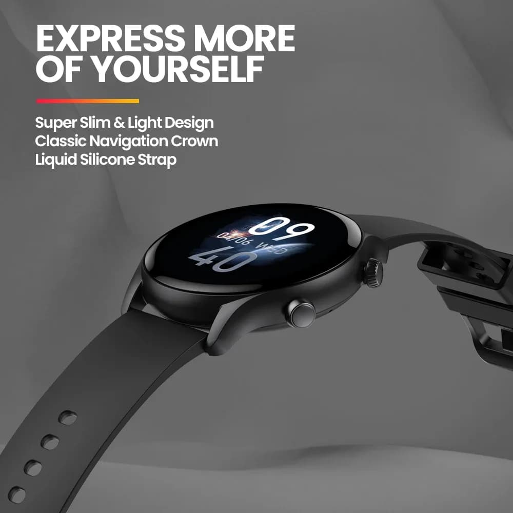 Zeblaze-Montre intelligente Banti3 Plus pour hommes et femmes, appel vocal, grand écran HD, suivi de la condition physique, en effet, nouveau, 1.39 – photo 2