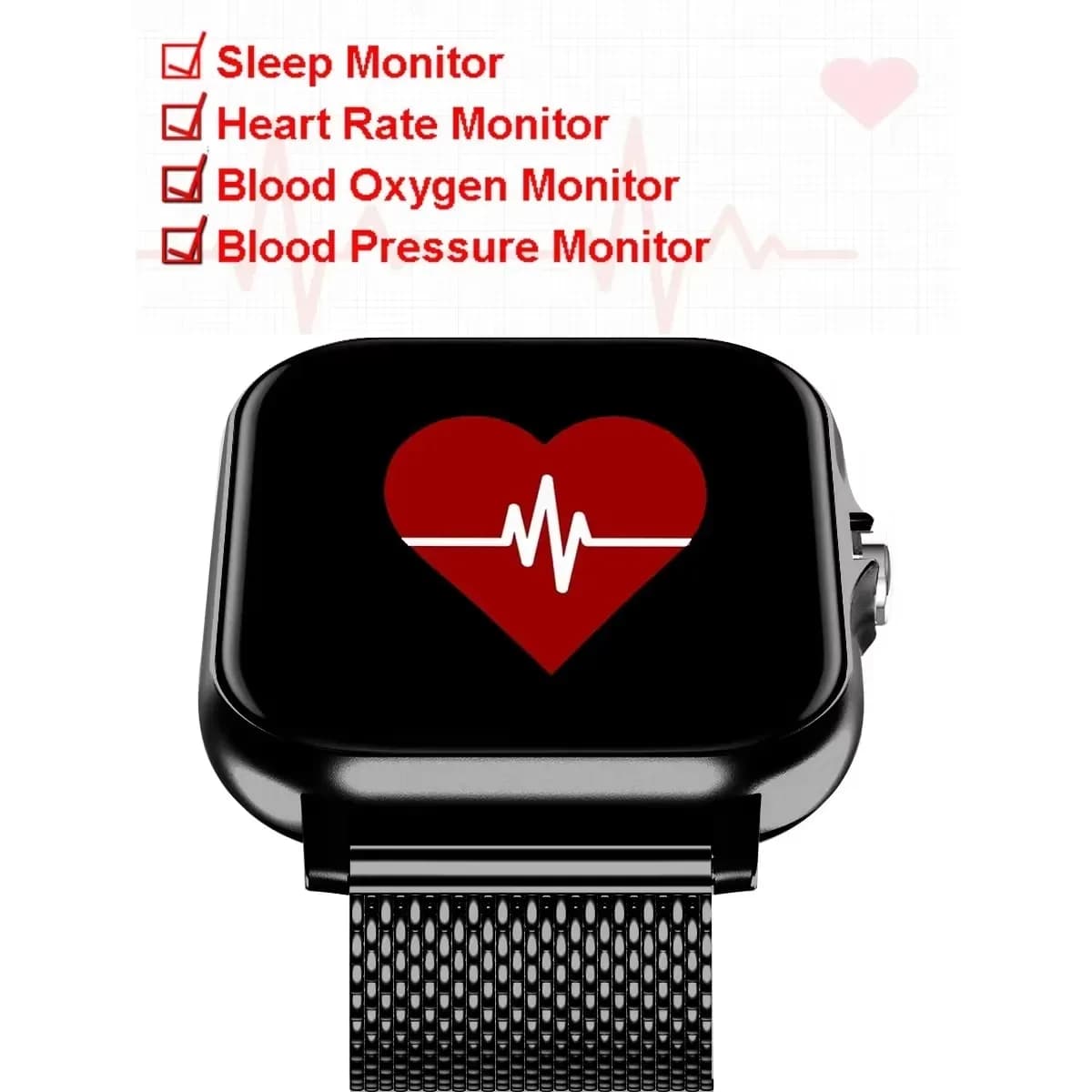 Nouvelle montre intelligente multifonctionnelle 2026 pour hommes et femmes, connectée par Bluetooth, musique, bracelet de fitness et de sport, moniteur de sommeil, montre ht30 – photo 4