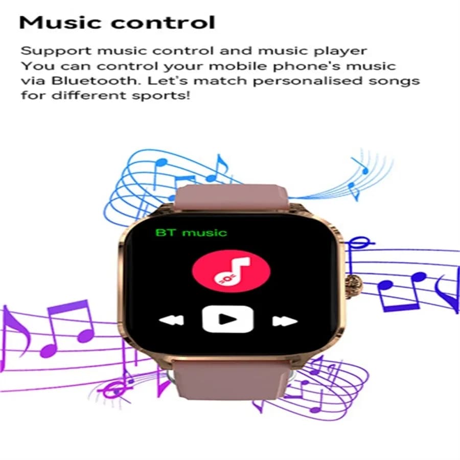 2026 nouvelle montre intelligente pour hommes cadeau pour femmes 2.01 pouces HD plein écran tactile sport Fitness montre électronique Bluetooth parler Smartwatch – photo 5