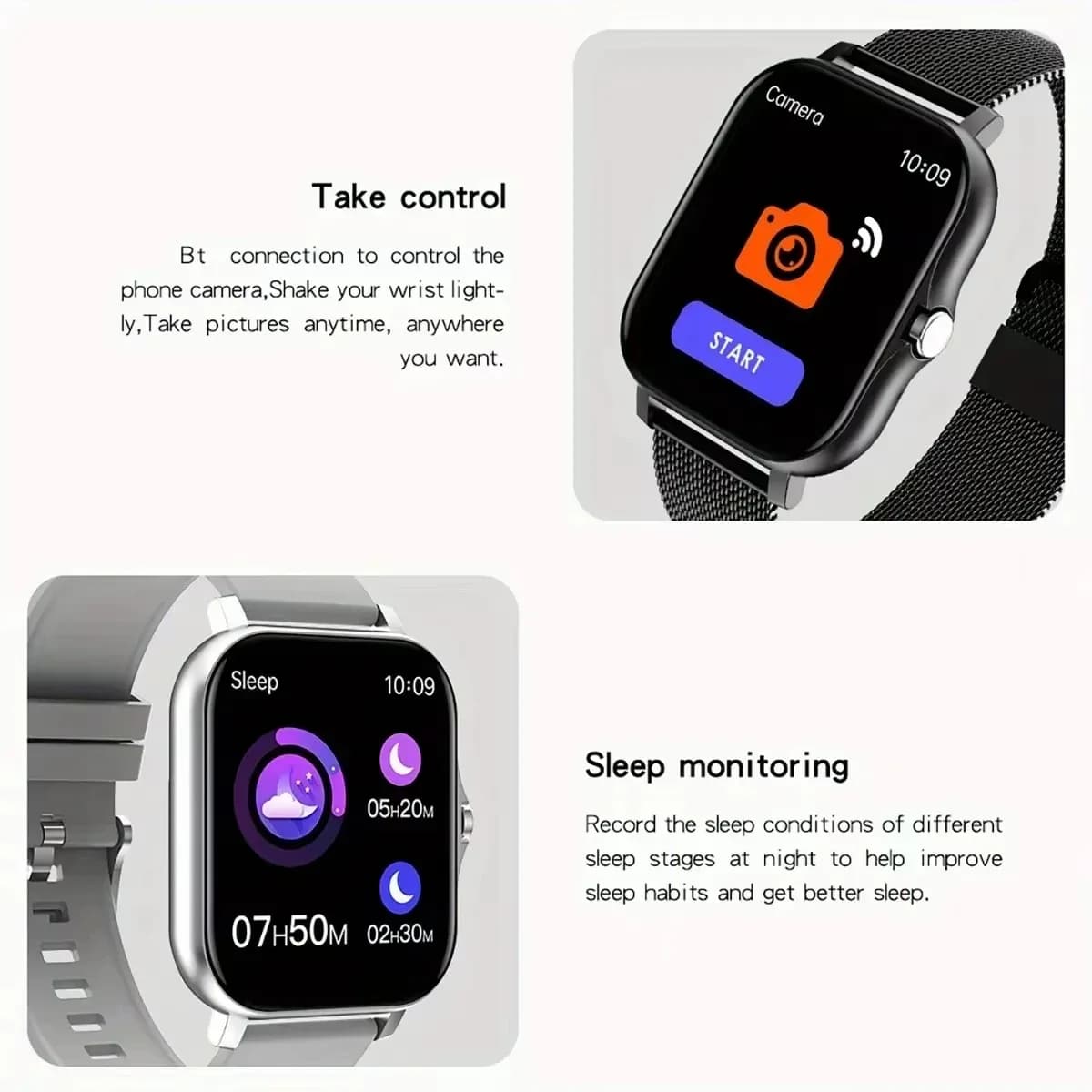 LAXASFIT 2025 nouvelle montre intelligente pour hommes cadeau pour femmes écran tactile complet montre de sport Fitness Bluetooth appel montre intelligente – photo 5