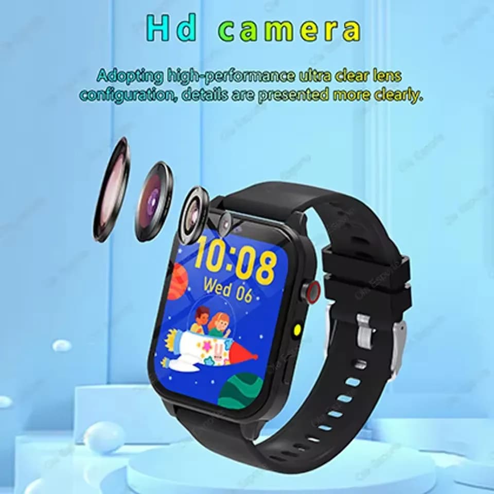 100 + jeu SmartWatch enfant HD écran éclairage musique montre intelligente garçon fille cadeau enfants Smartwatch pour IOS Android 2025 nouveau – photo 3