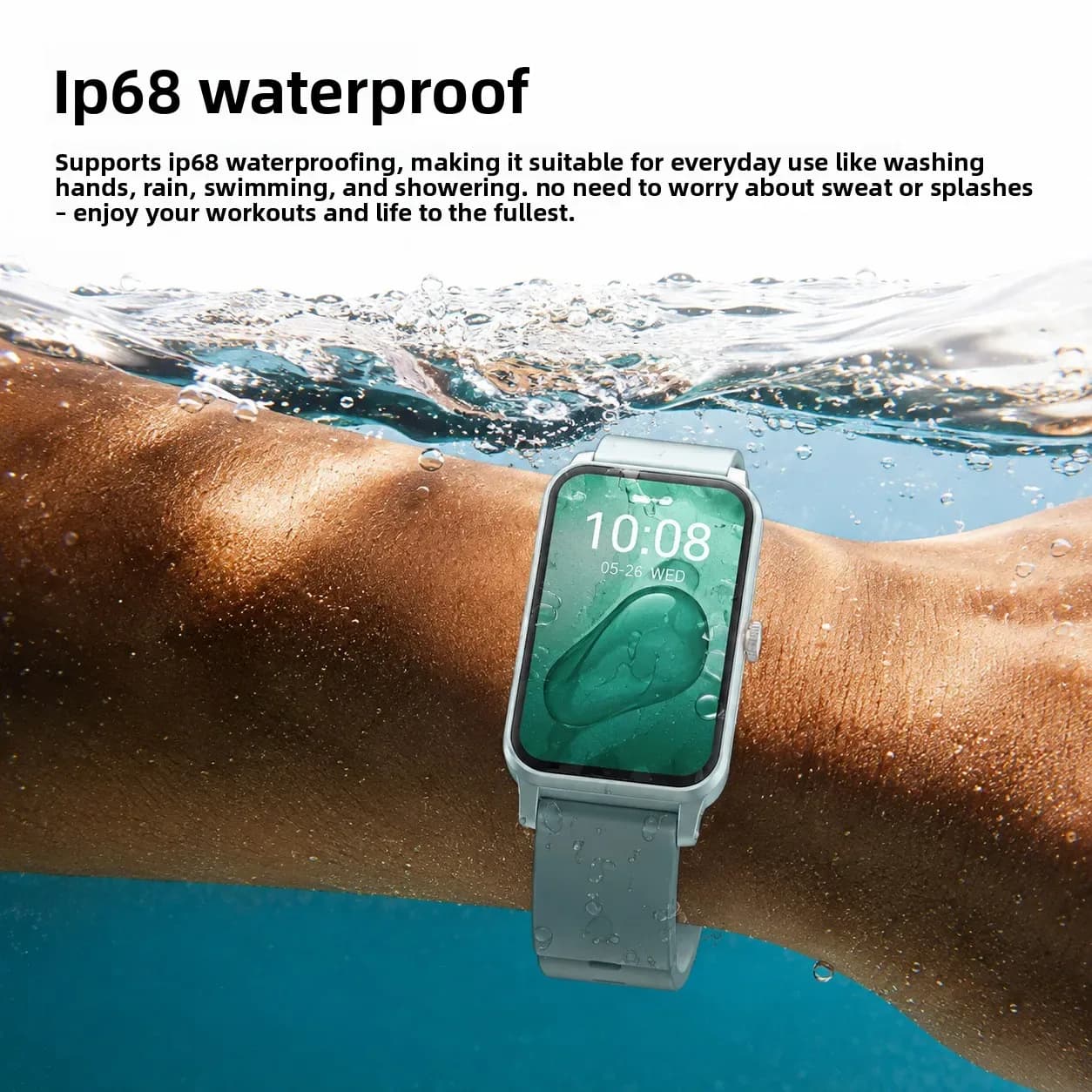 Montre intelligente de sport 2026 avec moniteur cardiaque, étanche pour hommes et femmes, compatible Android et iOS – photo 4