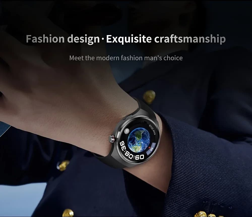 G.L Wear 2025 nouvelle montre intelligente pour hommes affichage HD suivi de la santé appel Bluetooth Assistant vocal sport Smartwatch – photo 3