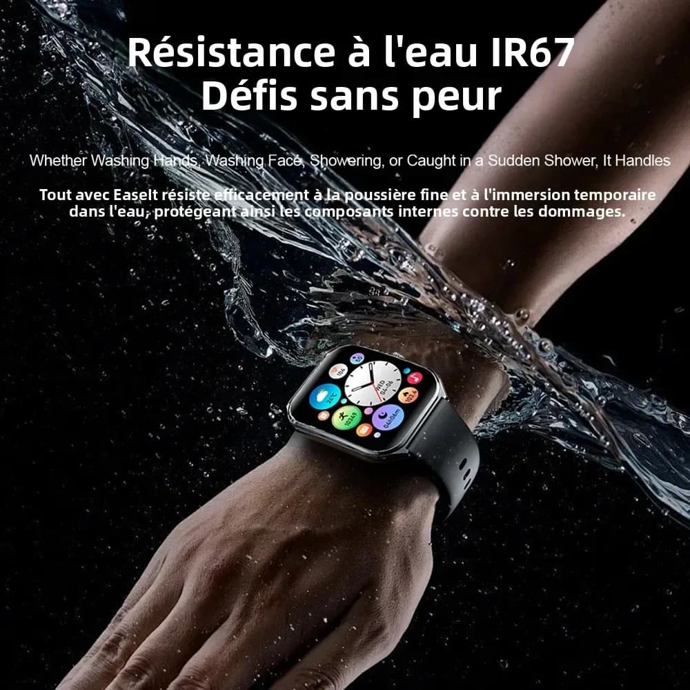 Nouvelle montre connectée ultra-fine pour hommes, écran AMOLED HD de 1,96 pouces, affichage permanent de l’heure, rappel d’appels Bluetooth, montre connectée pour femmes, compatible Android et iOS. – photo 5