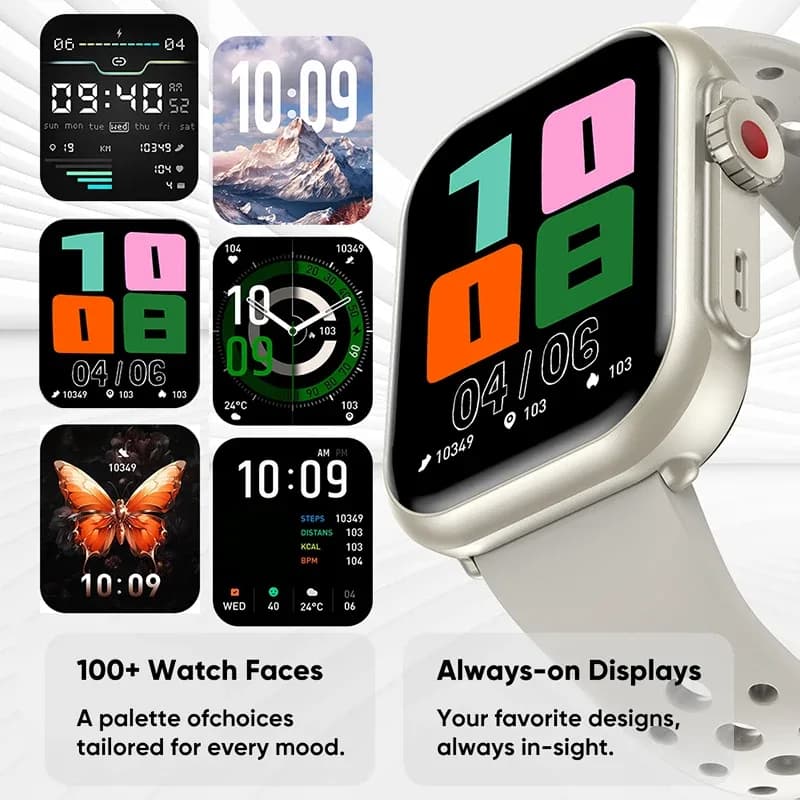 2025 nouveau pour Xiaomi montre intelligente hommes femmes 1.85 pouces HD AMOLED plein écran tactile IP68 étanche Bluetooth appel SmartWatch homme – photo 6