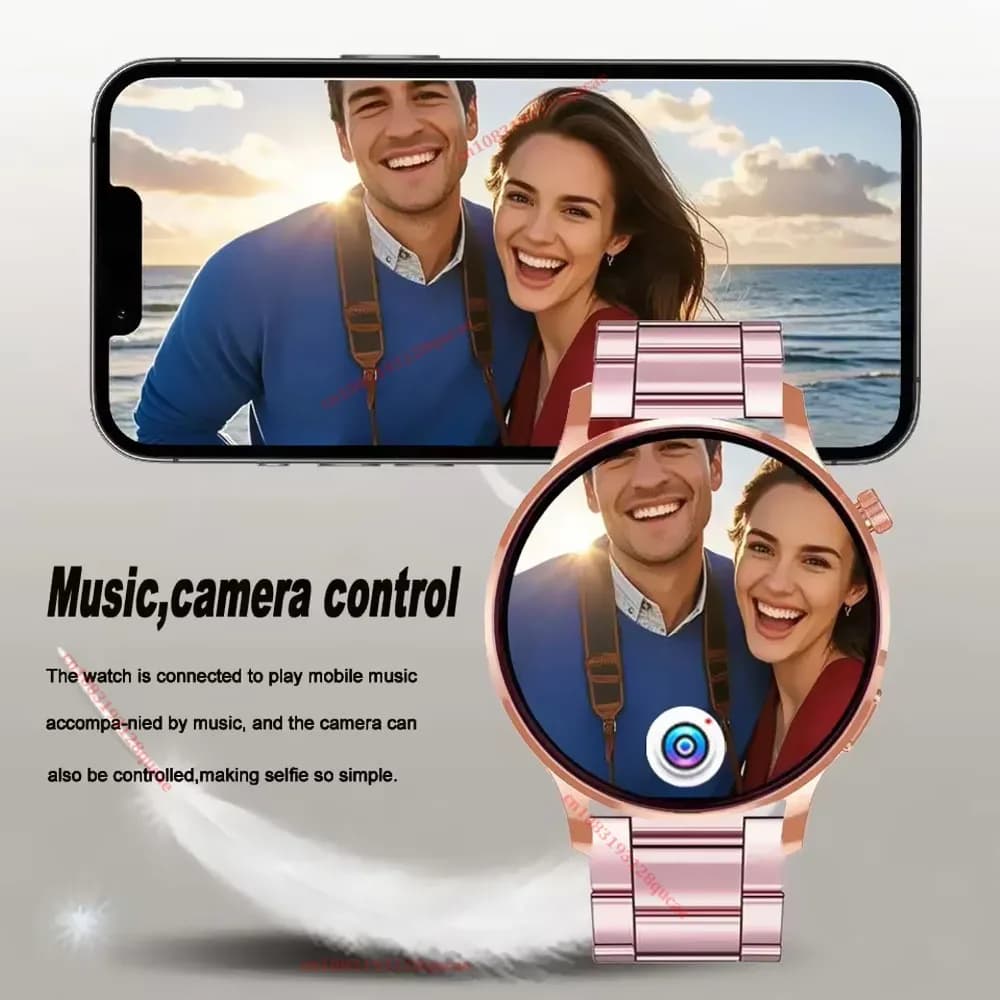 Nouvelle montre intelligente 2026 pour hommes, écran AMOLED HD, GPS, suivi de mouvement, fréquence cardiaque, appels Bluetooth, montre intelligente étanche, compatible Android et iOS, Ht30 – photo 5
