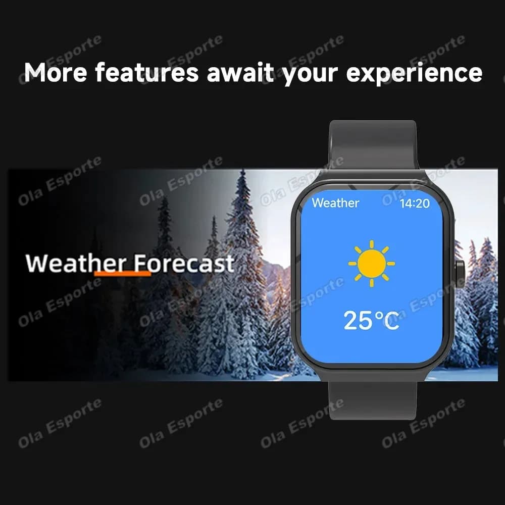 Nouvelle Montre Connectée 2026 pour Homme et Femme – Cadeau Idéal – Suivi Fréquence Cardiaque, Oxygène Sanguin, ECG – Montre de Sport et Fitness Électronique avec Appel Bluetooth – Smartwatch d'Extérieur – photo 5