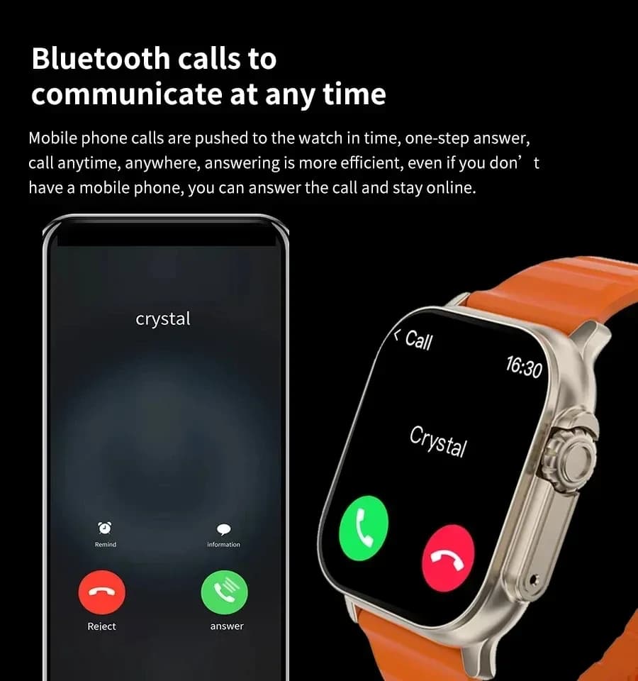 Nouvelle Montre Connectée Homme 2026 – Écran HD 2,01 Pouces, Appel Bluetooth, Suivi Santé et Fitness, Modes Multi-Sports – Compatible Android et iOS – photo 5