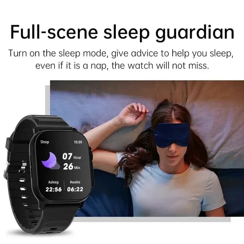 Nouvelle Montre Connectée Homme 2026 – Écran HD 2,01 Pouces, Appel Bluetooth, Suivi Santé et Fitness, Modes Multi-Sports – Compatible Android et iOS – photo 6