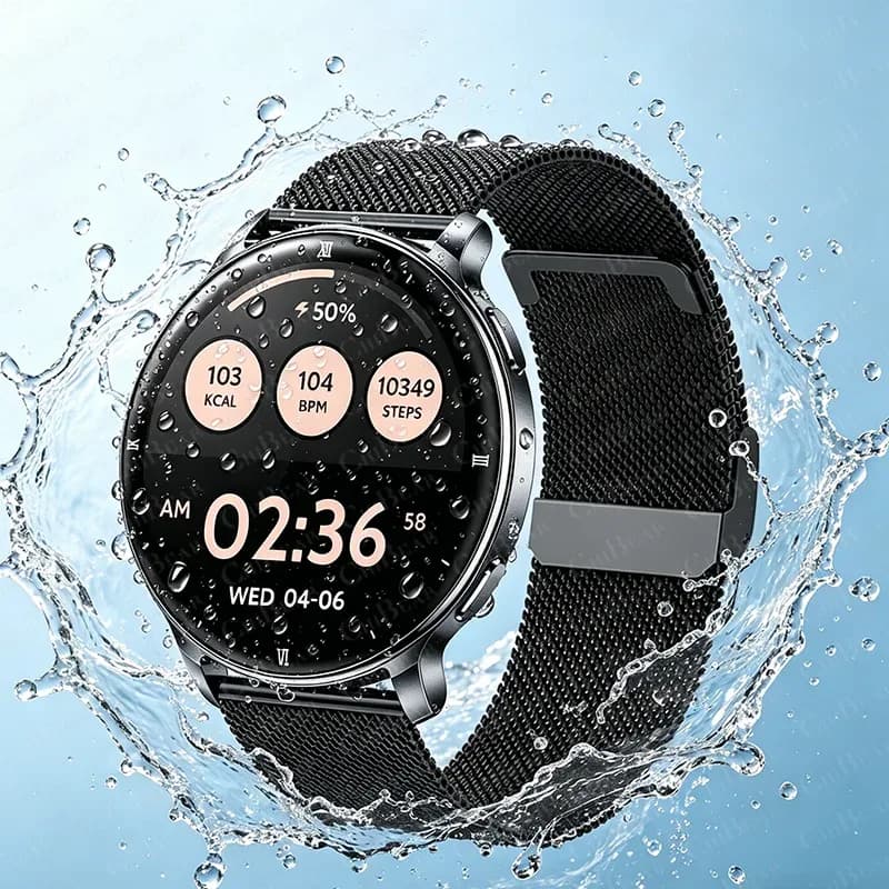 Nouvelle montre connectée AMOLED 1,32 pouces 2026 pour homme, résolution 466*466, appels Bluetooth, lampe torche LED, suivi d'activité, montre intelligente pour hommes et femmes – photo 6