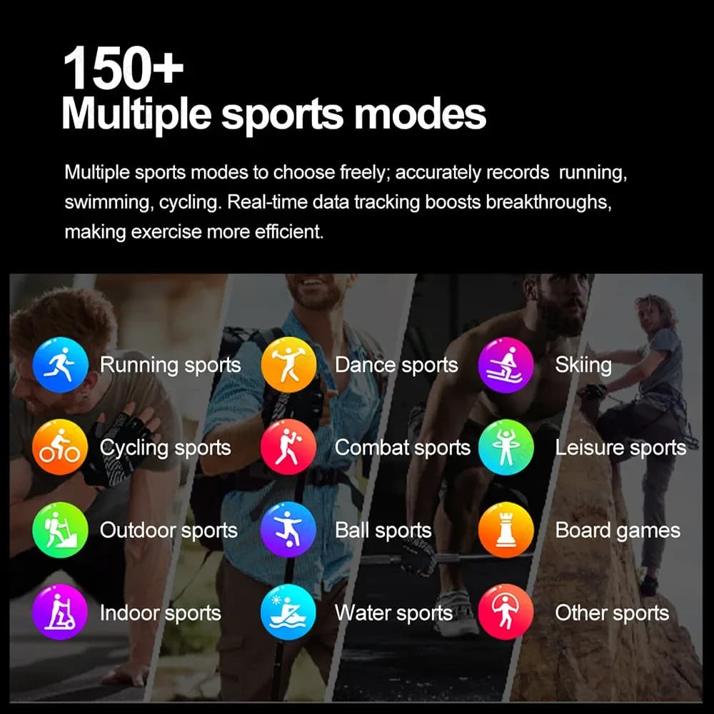 Nouvelle montre connectée 5 Pro 2026 avec GPS, NFC, écran AMOLED HD 360*360, appels Bluetooth, étanche, pour hommes, compatible Android et iOS – photo 4