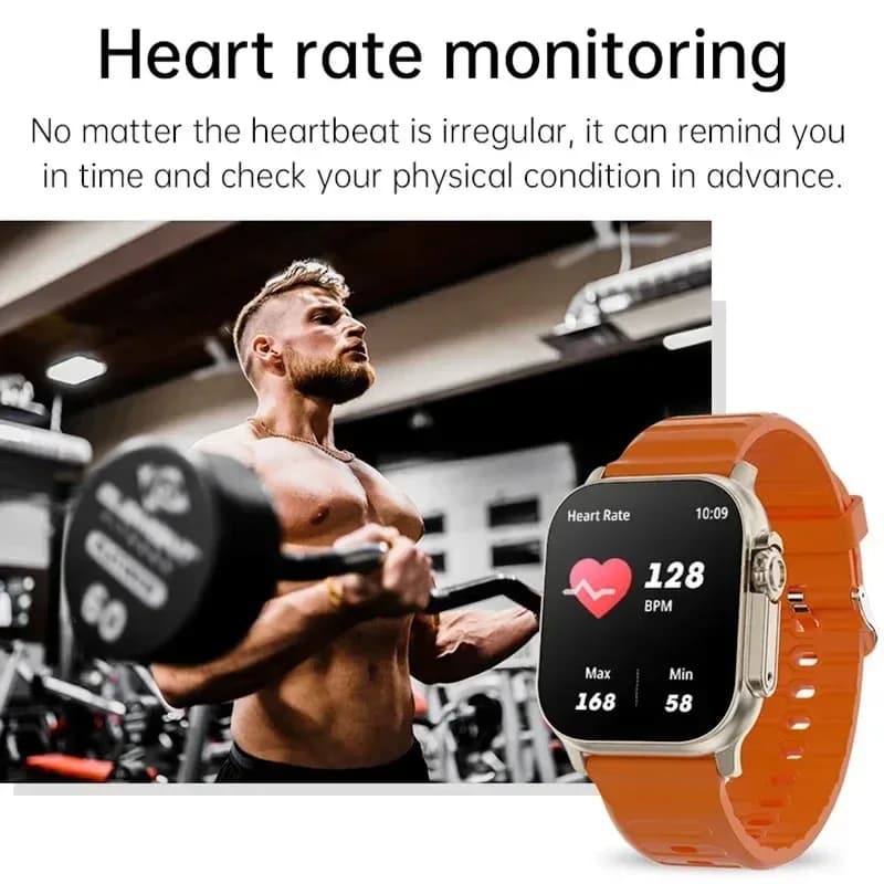 Nouvelle Montre Connectée Homme 2026 Écran HD 2,01 Pouces Appel Bluetooth Suivi Santé et Fitness Modes Multi-Sports Compatible Android iOS – photo 4
