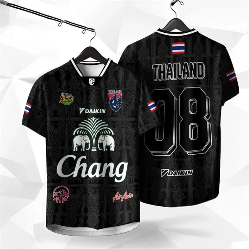 T-shirt manches courtes homme et femme, haut de rue, de haute qualité, avec éléphant Chang en 3D imprimé en 3D, nouvelle collection été – photo 2