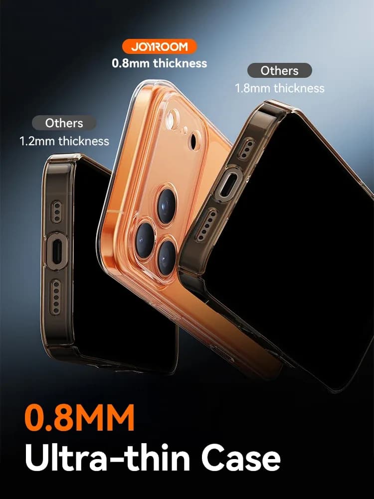 Coque Joyroom pour iPhone 18 Pro Max, transparente en PC, anti-jaunissement, protection d'objectif, compatible iPhone 17 16 15 Pro Max – photo 3