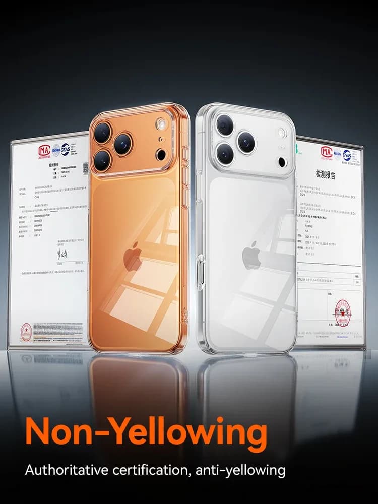 Coque Joyroom pour iPhone 18 Pro Max, transparente en PC, anti-jaunissement, protection d'objectif, compatible iPhone 17 16 15 Pro Max – photo 2
