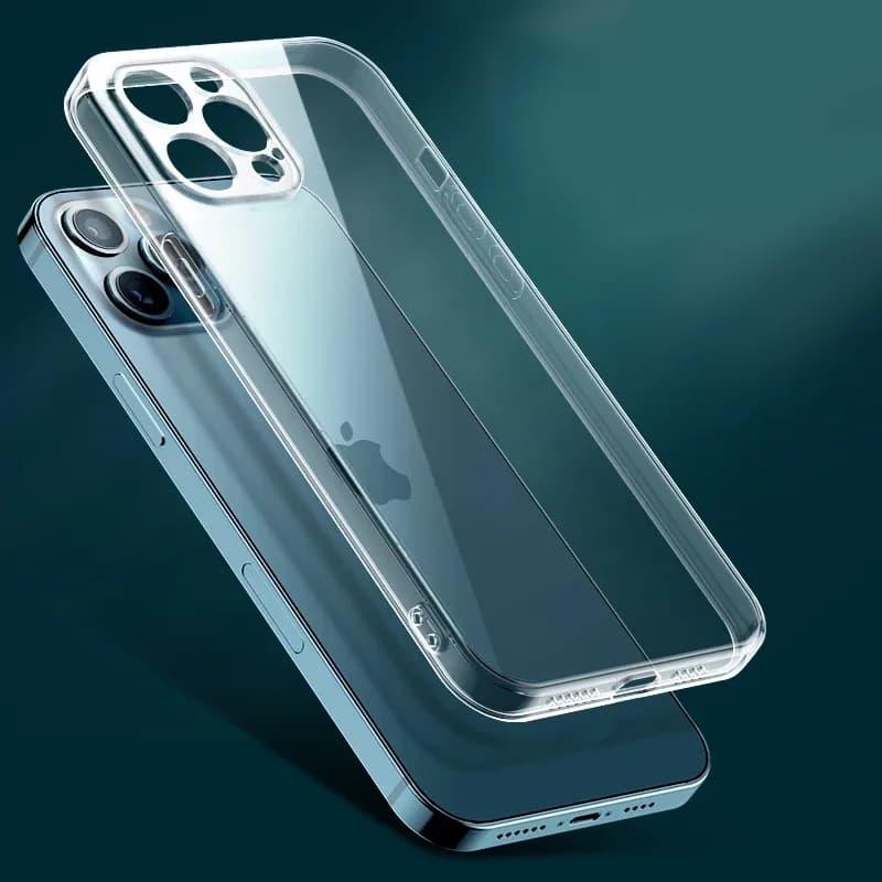Coque de téléphone transparente ultra-fine pour iPhone 11 12 13 14 15 16 17 18 Pro X XR XS Max Mini 7 8Plus, coque arrière souple en silicone transparente – photo 6