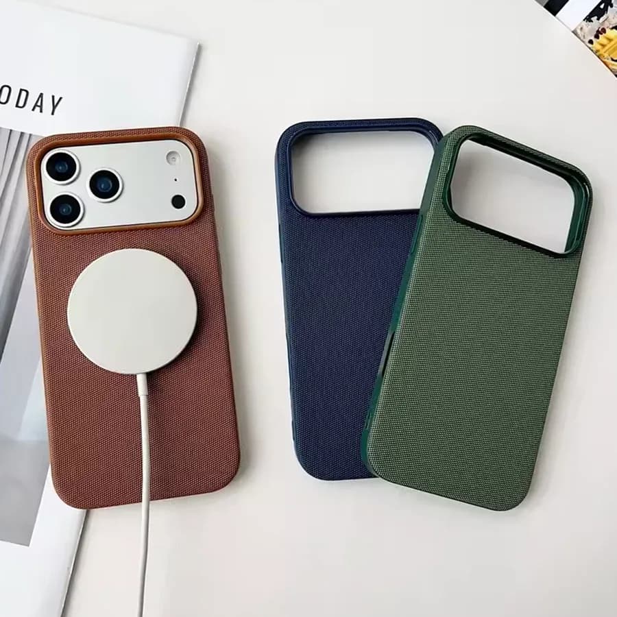 Étui tissé technique de haute qualité pour iPhone 18 17 16 15 14 13 12 11 Pro Max, compatible MagSafe, protection magnétique TechWoven – photo 6