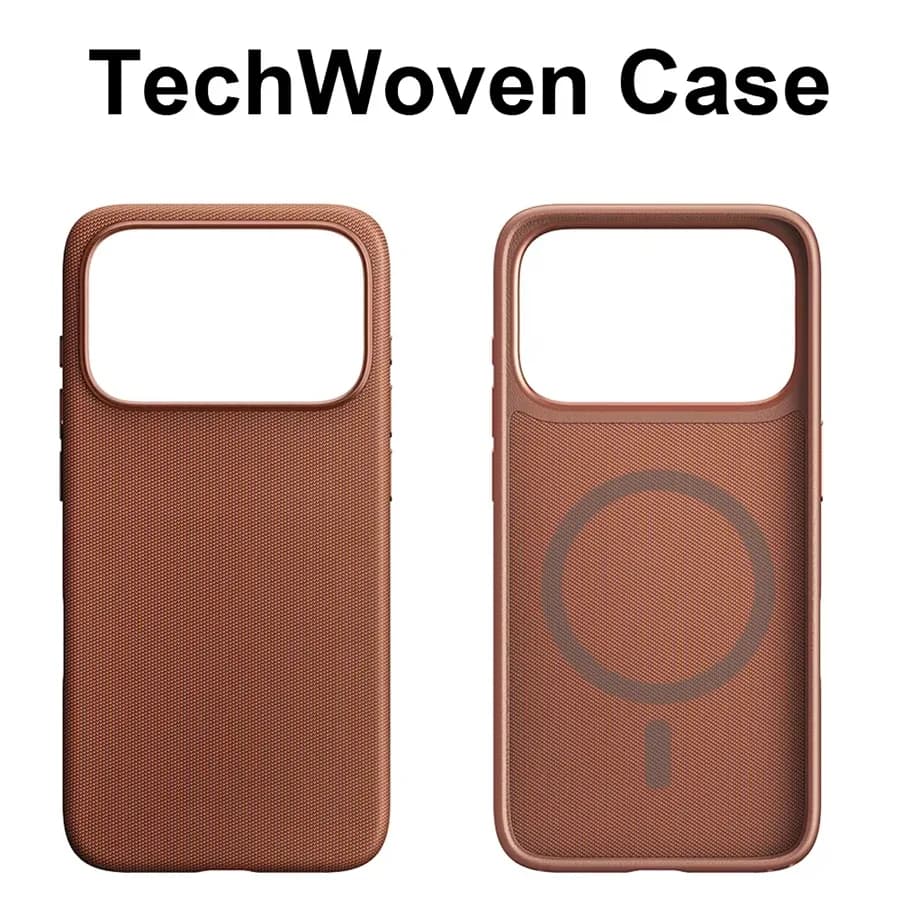 Étui tissé technique de haute qualité pour iPhone 18 17 16 15 14 13 12 11 Pro Max, compatible MagSafe, protection magnétique TechWoven – photo 3