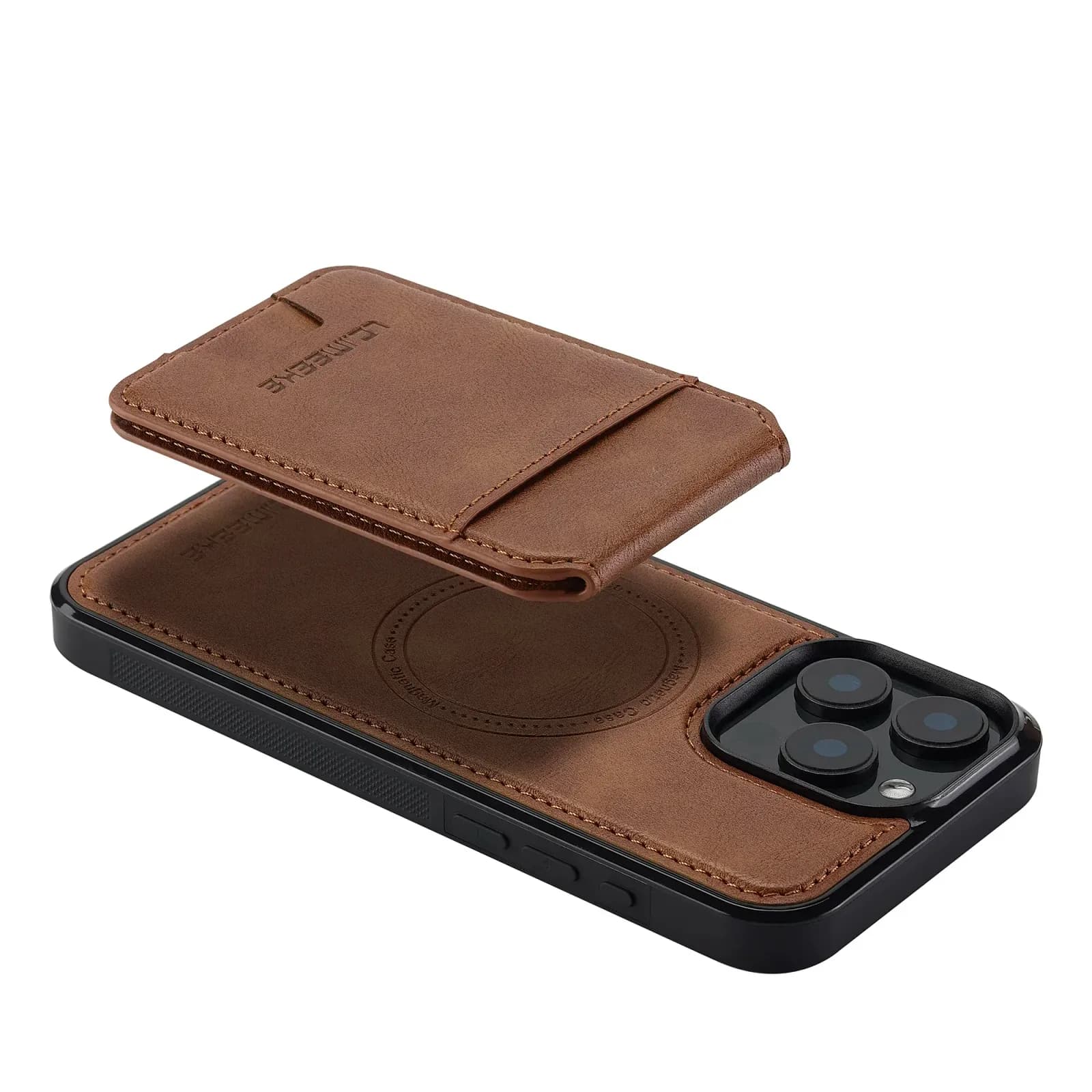 Étui en cuir magnétique détachable 2 en 1 pour iPhone 18 17 16 15 14 13 12 11 Pro XS Max 17E Air XR 8 7 Plus SE avec pochette pour cartes – photo 5