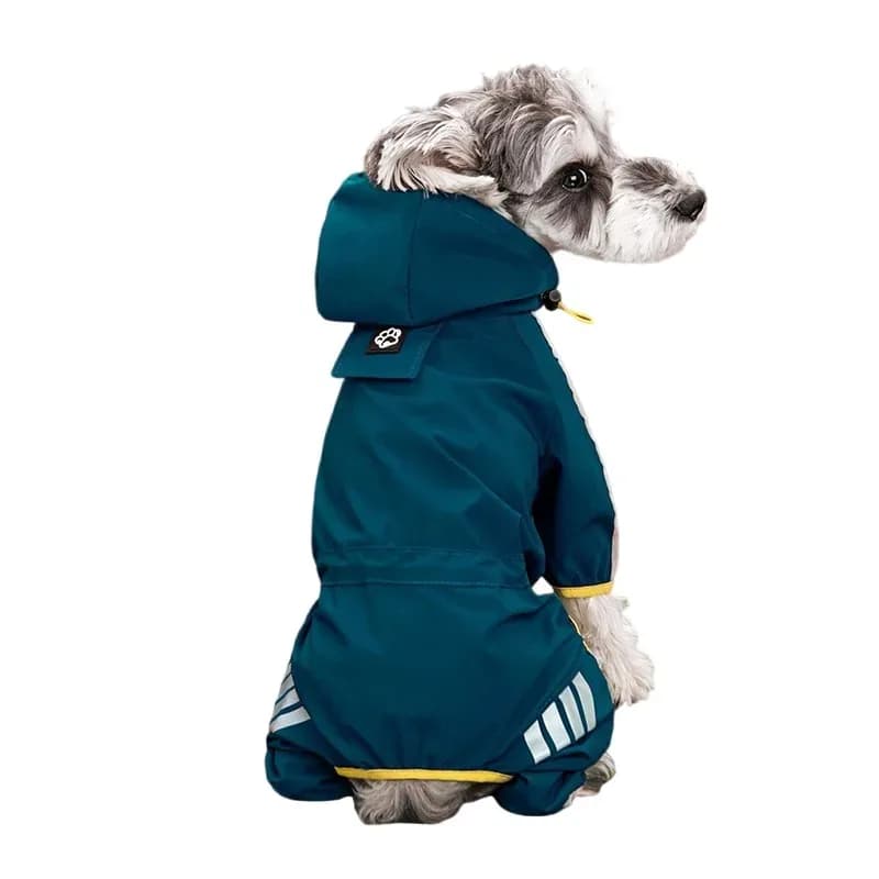 Imperméable Réfléchissant pour Chien – Vêtement de Pluie pour Animaux de Compagnie (Chihuahua, Malte) – Combinaison Imperméable pour Chiens de Petite et Moyenne Taille – Salopette de Pluie pour Chiens – photo 6
