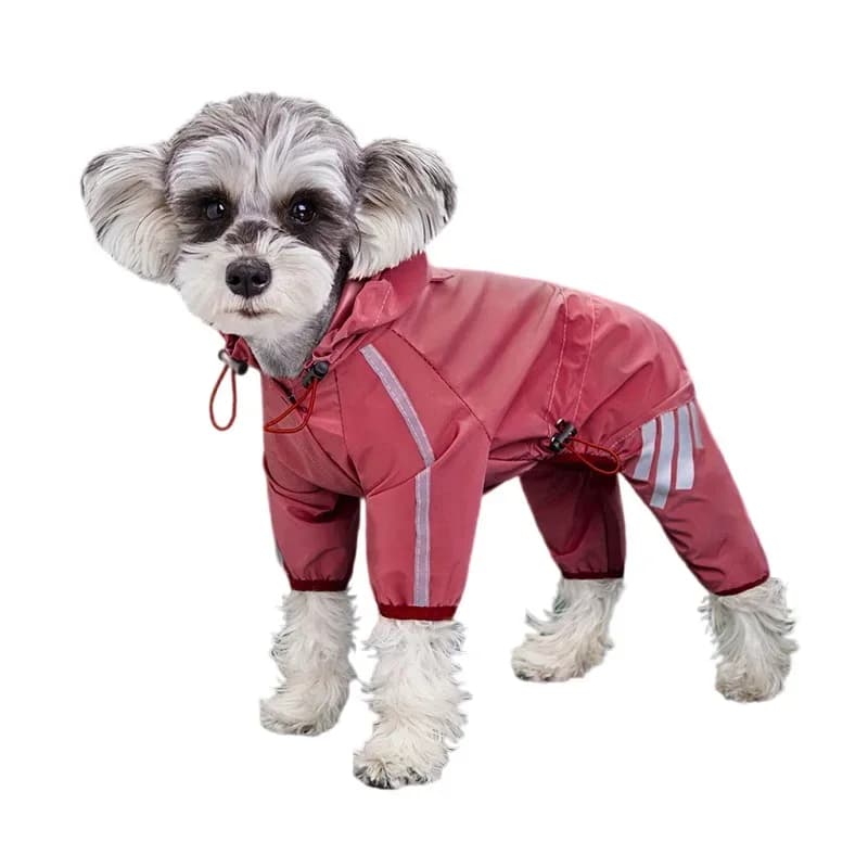 Imperméable Réfléchissant pour Chien – Vêtement de Pluie pour Animaux de Compagnie (Chihuahua, Malte) – Combinaison Imperméable pour Chiens de Petite et Moyenne Taille – Salopette de Pluie pour Chiens – photo 5