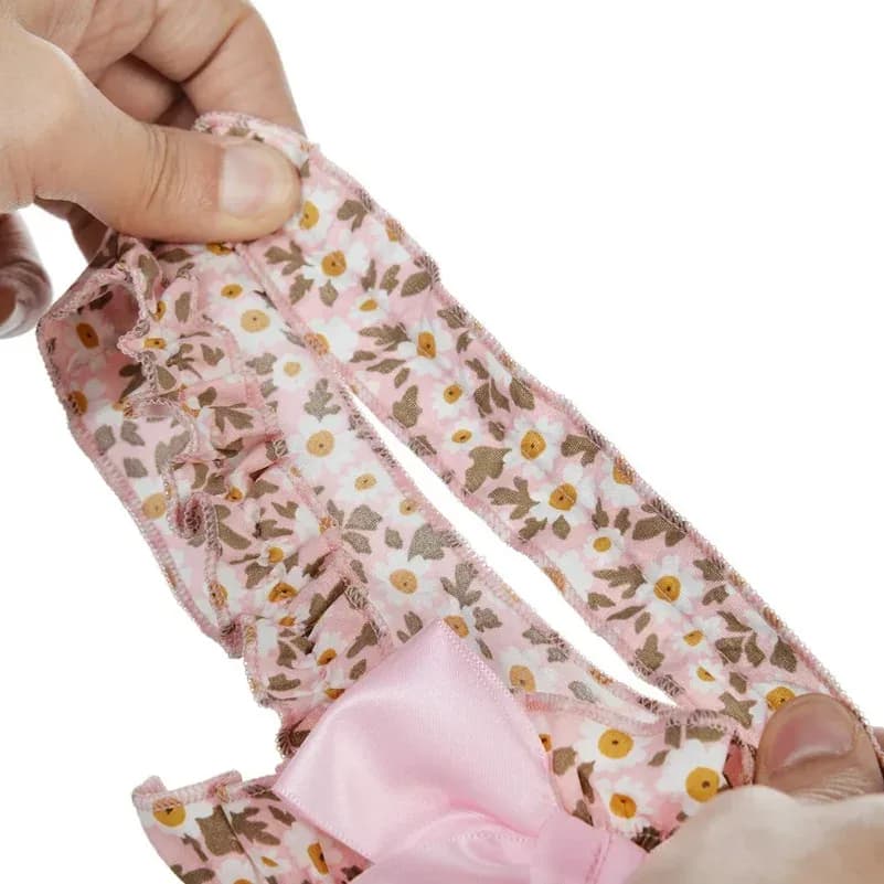 Robe pour chat, robe d'été pour chien, style romantique avec imprimé floral rose, vêtements pour petits chiens, vêtements pour animaux de compagnie, jupe pour chihuahua – photo 4