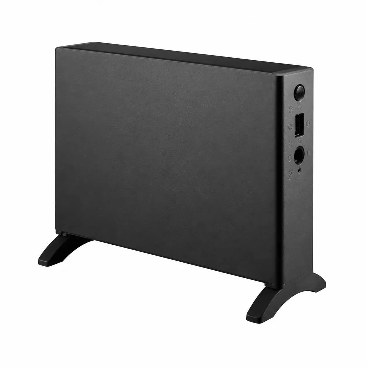 Radiateur convecteur électrique 2000W avec thermostat réglable, 2 modes de chauffage, système anti-basculement et protection contre la surchauffe pour pièces de 20 à 32 m², design métallique portable – photo 7