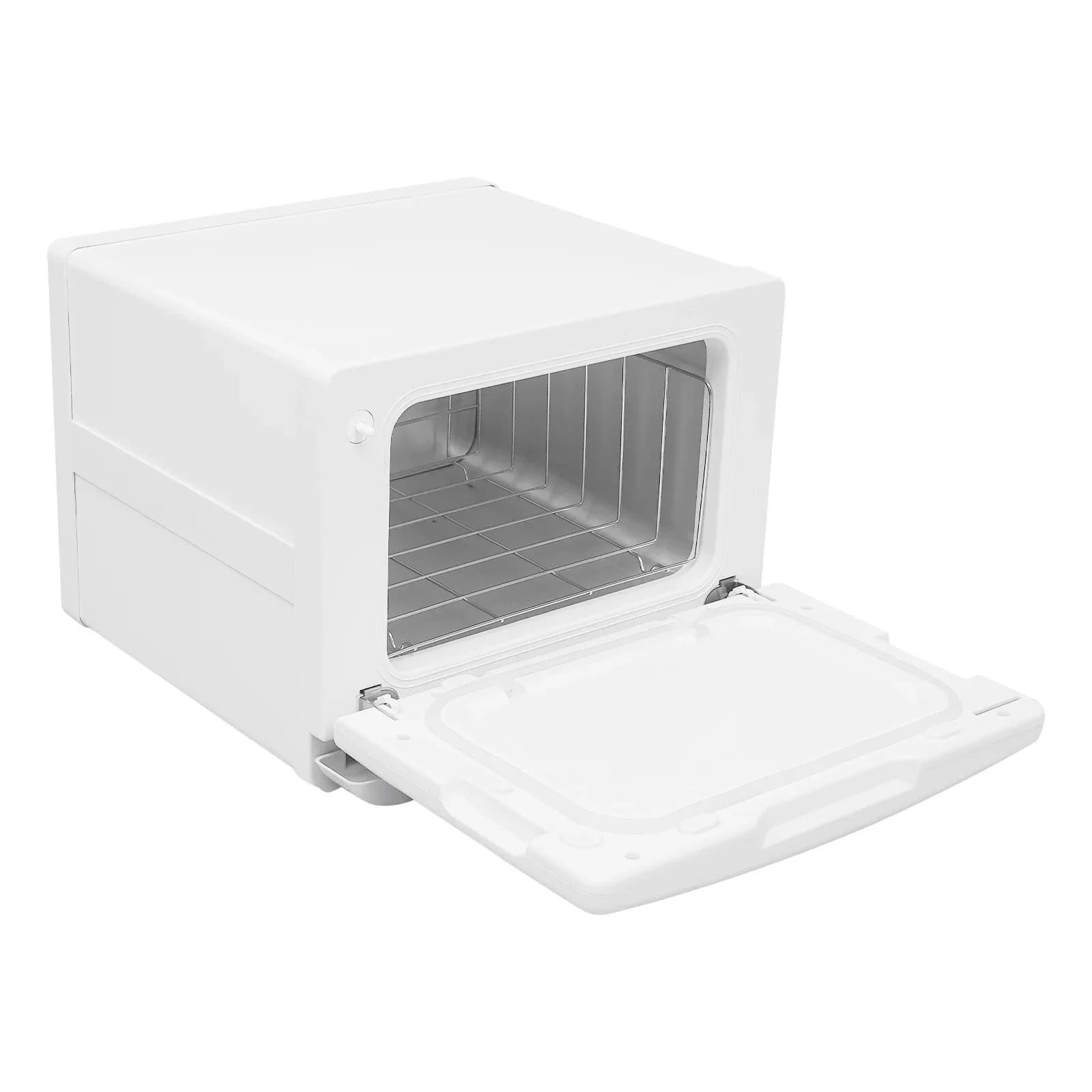 Armoire chauffe-serviettes 130W, machine de désinfection à haute température de 8L pour table, chauffe-serviettes pour salon de beauté et spa avec poignée encastrée pour la maison, les salons de beauté et les spas – photo 8
