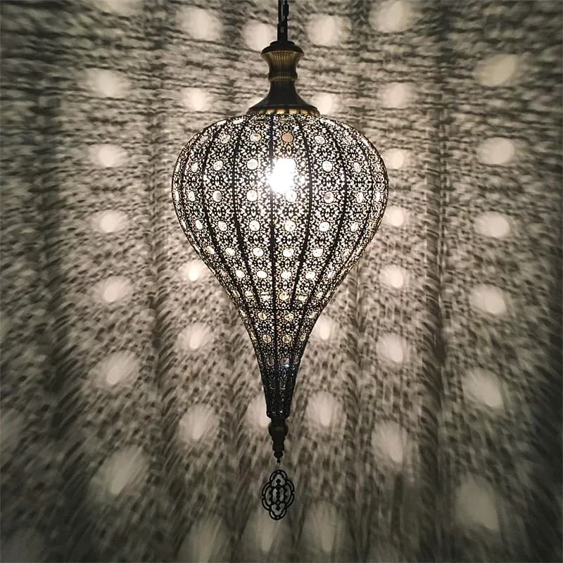 Artpad – lampe suspendue style marocain, luminaire décoratif d'intérieur, idéal pour une salle à manger, une boutique, un Restaurant ou un Bar – photo 3