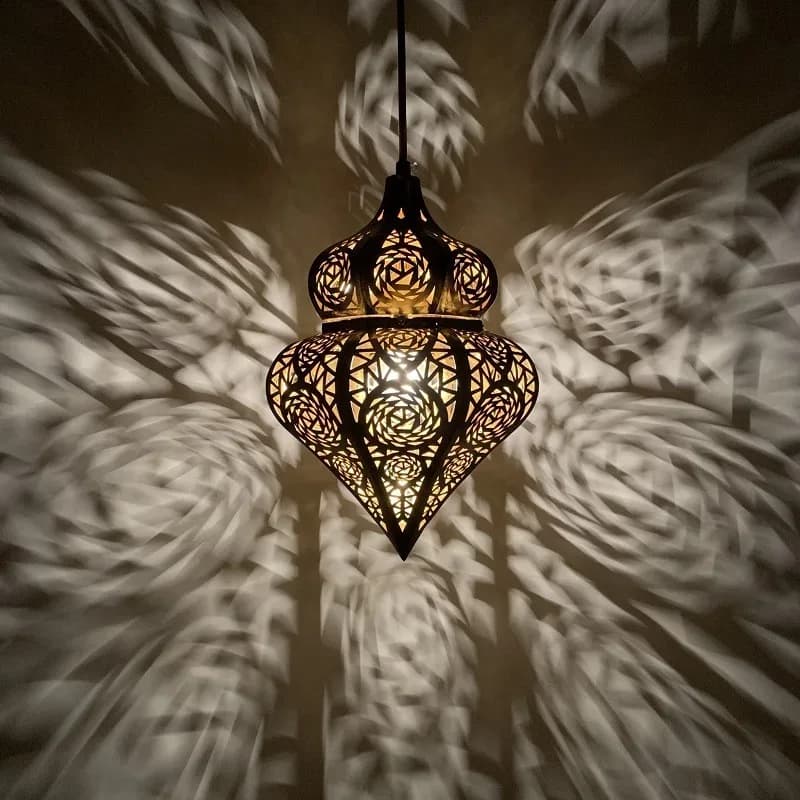 Artpad – lampe suspendue style marocain, luminaire décoratif d'intérieur, idéal pour une salle à manger, une boutique, un Restaurant ou un Bar – photo 2