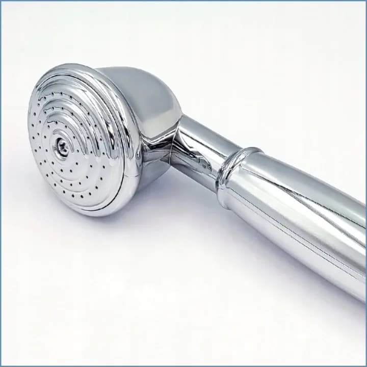 Mitigeur baignoire-douche mural W0771 chromé, bec orientable long, avec douchette – photo 4