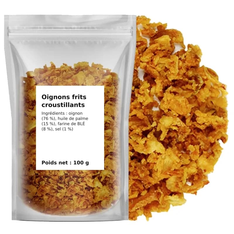Oignons frits croustillants 100 g