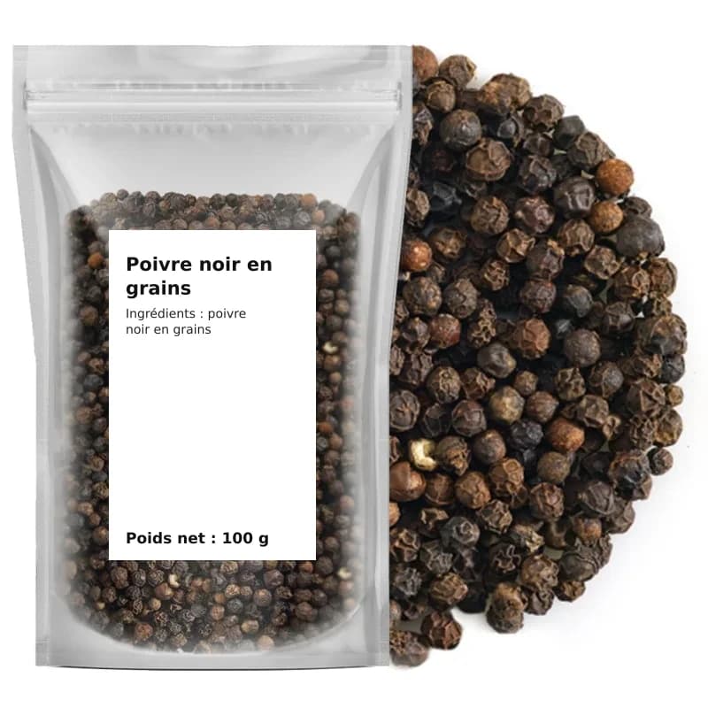 Poivre noir en grains 100 g