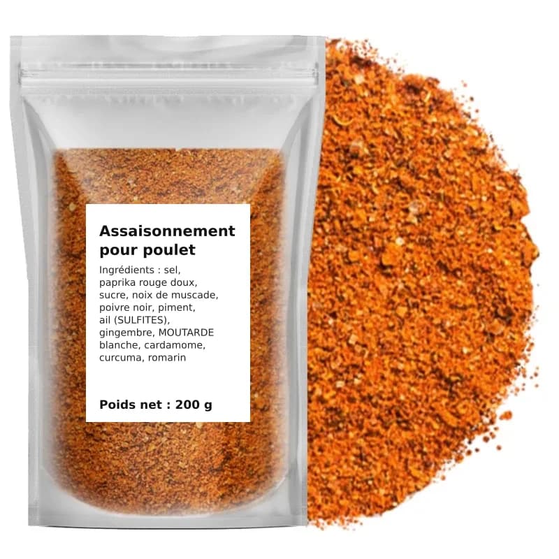 Assaisonnement pour poulet 200 g