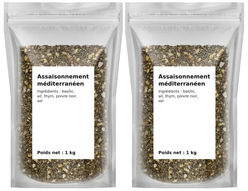 Assaisonnement méditerranéen 1 kg
