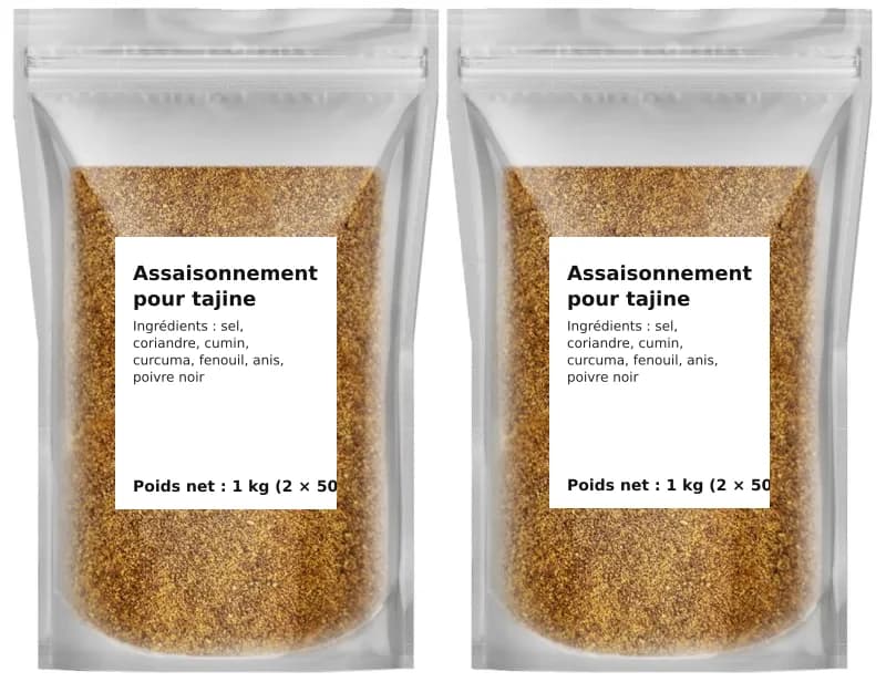 Assaisonnement pour tajine 1 kg