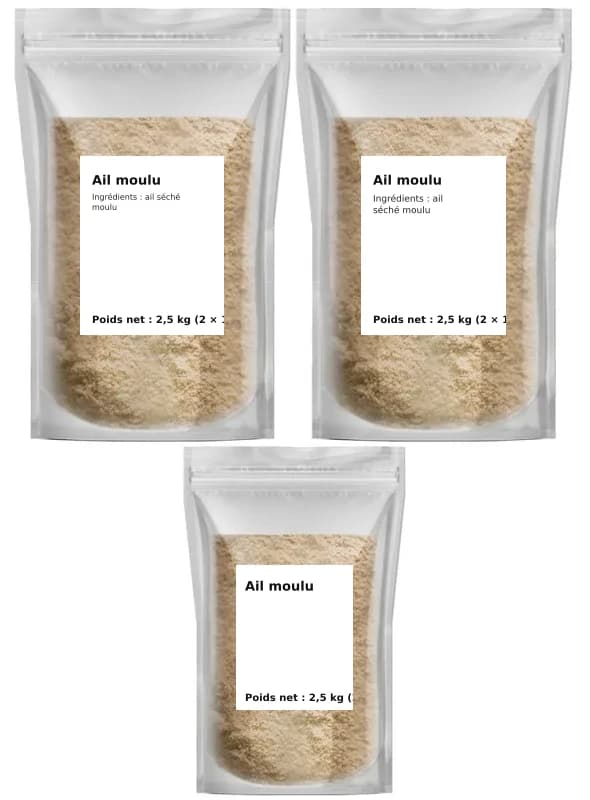 Ail moulu 2,5 kg