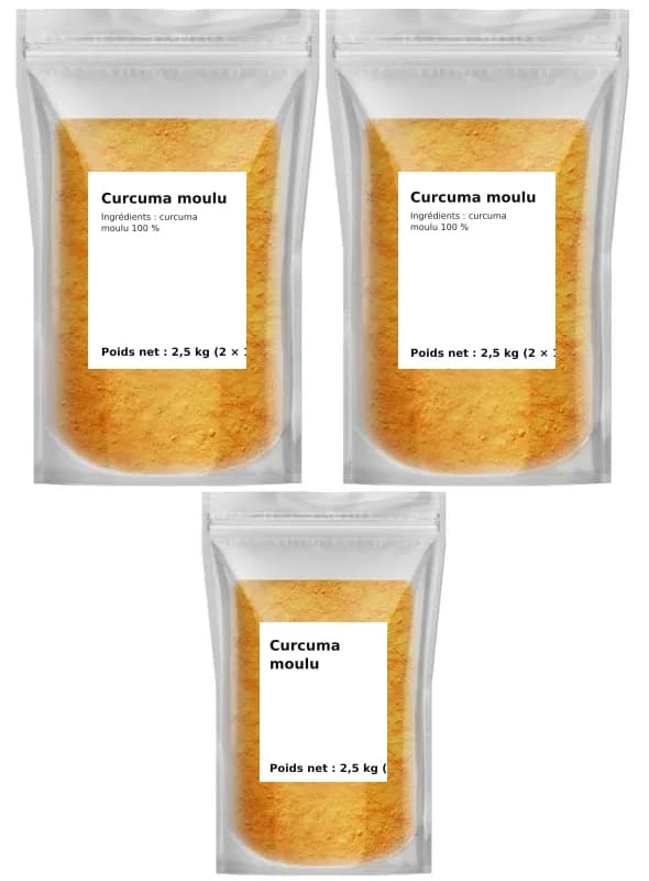 Curcuma moulu 2,5 kg