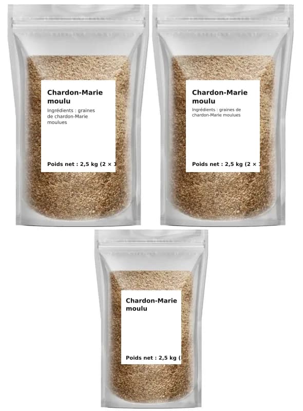 Chardon-Marie moulu 2,5 kg
