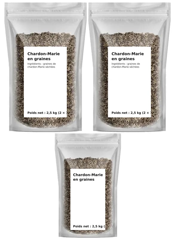 Chardon-Marie en graines 2,5 kg