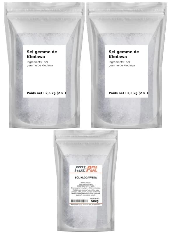 Sel gemme de Kłodawa 2,5 kg