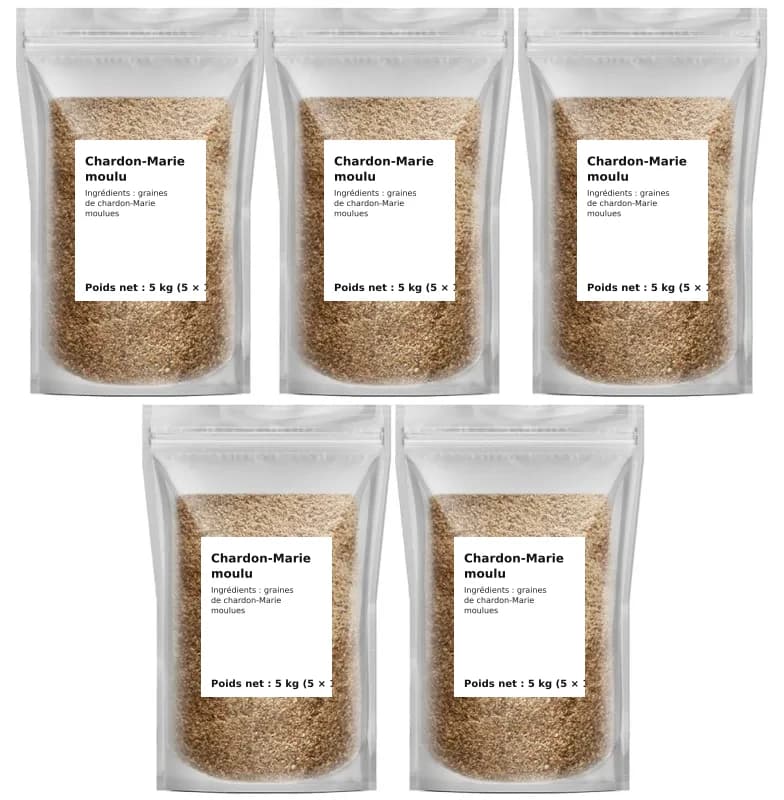 Chardon-Marie moulu 5 kg